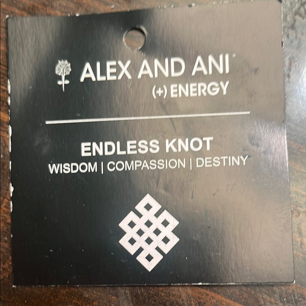 Alex and Ani Silver Endless Knot Bracelet - Picture 3 of 3